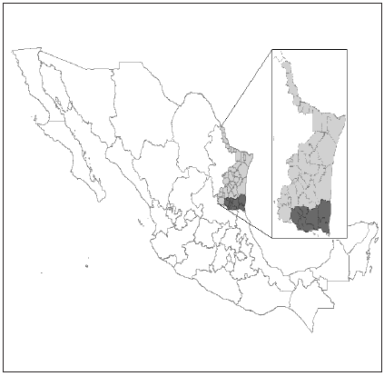 M&eacute;xico: Sur de Tamaulipas