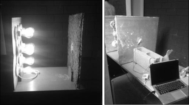 Aplicaci&oacute;n de calor sobre el material y registro de los datos en
								computadora.