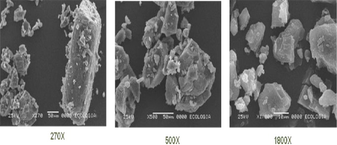 Micrograf&iacute;as de la β-ciclodextrina en estado puro.