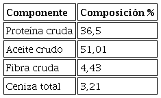 Componentes importantes de la calabaza.