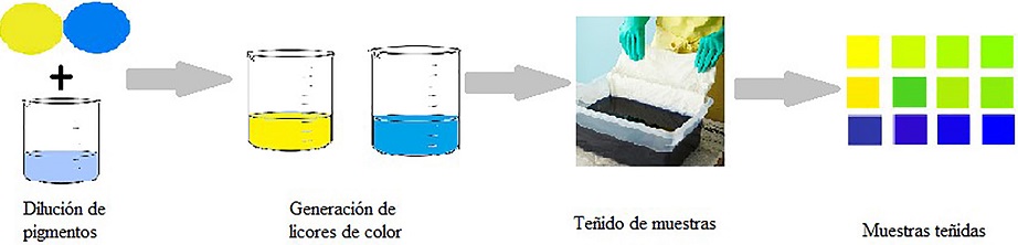 M&eacute;todo de tinci&oacute;n de muestras.