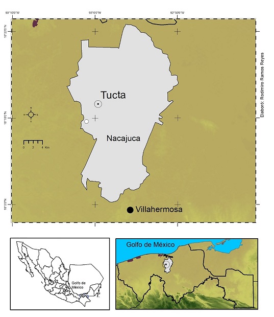 Localización de área de estudio.