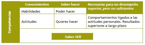 Elementos de la competencia.