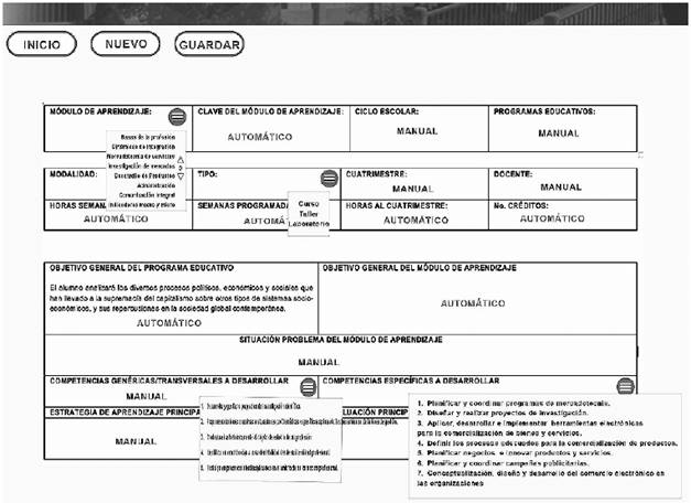 Interfaz de datos de identificación