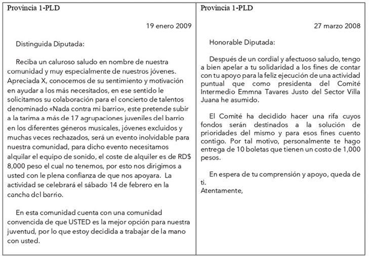 Solicitudes para sufragar la carrera poltica de la red de intermediarios (brkeres)