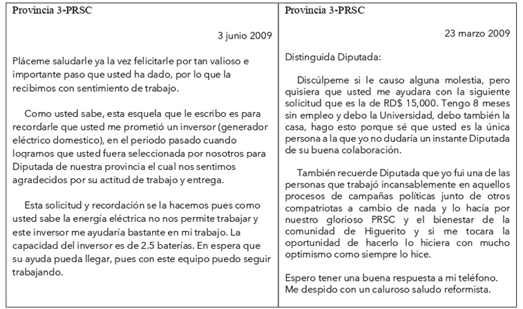 Solicitudes para sufragar la carrera poltica de la red de intermediarios (brkeres)