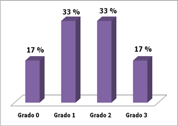 Distribuci&oacute;n de fracturas cerradas seg&uacute;n la clasificaci&oacute;n Tscherne H (n=6).