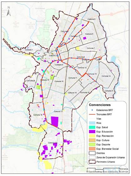 Estructura urbana y equipamientos