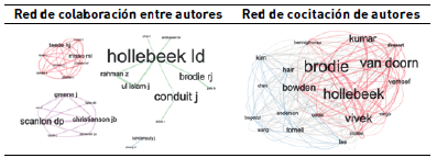 Redes autores m&aacute;s destacados en la red.