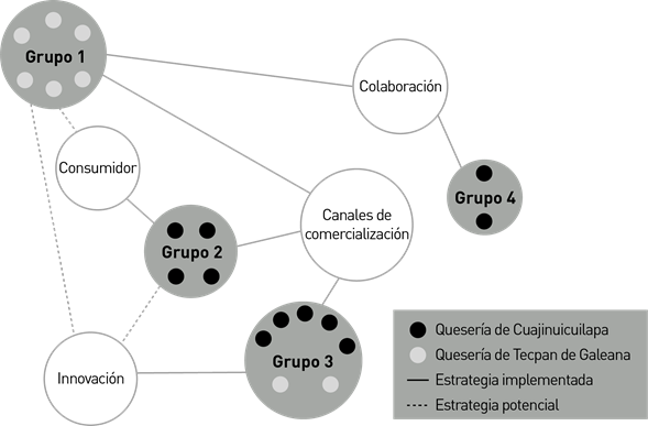 Estrategias implementadas y potenciales.