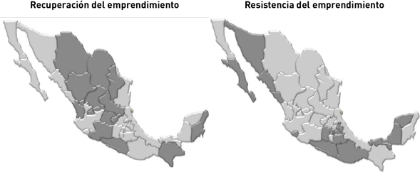 Recuperaci&oacute;n y resistencia del emprendimiento ante la crisis COVID-19 en M&eacute;xico.