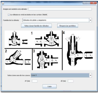 Configuraci&oacute;n de accesorio (v&aacute;lvula). 