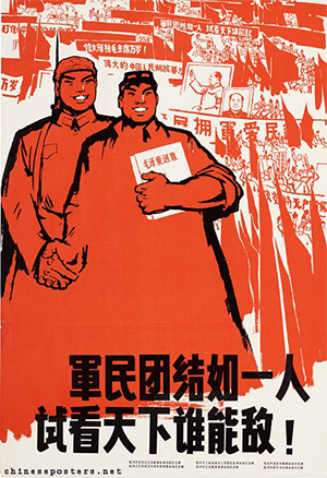 Cartaz da revolução Cultural.