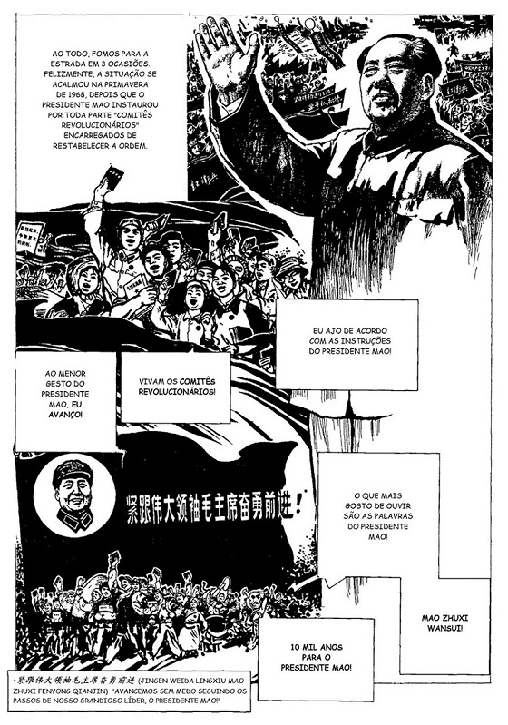 A perspectiva messiânica sobre a imagem de Mao Zedong.