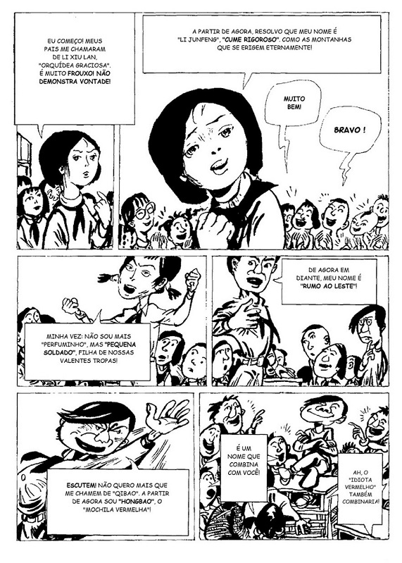 Professora e alunos mudam seus nomes, inspirados na Revolução Cultural.