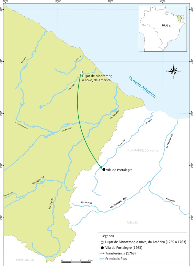 Transferência dos índios do lugar de Montemor, o Novo, da América para a vila de Portalegre.