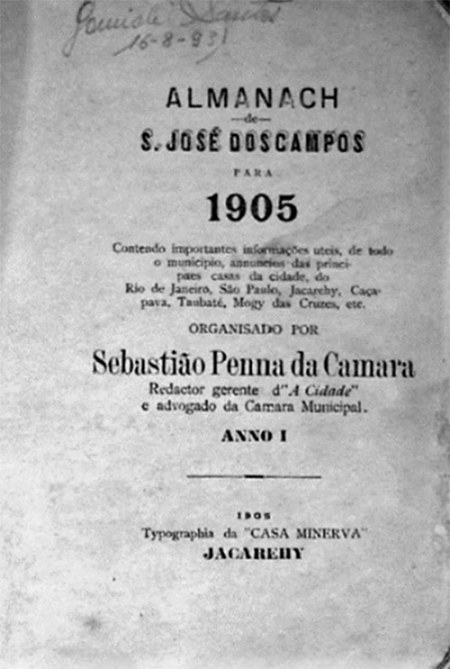 Capa do Almanach de So Jos dos Campos - 1905.