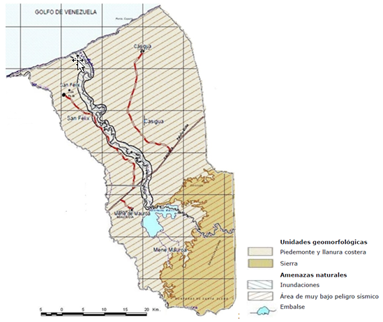 Vulnerabilidad del área a desastres naturales.