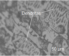 Aleaci&oacute;n Al-Si-Cu.