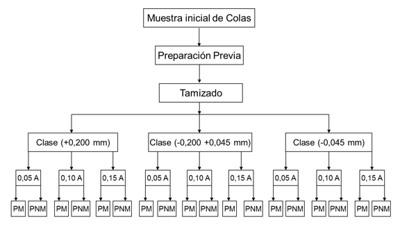 Procedimiento para la separacin magntica