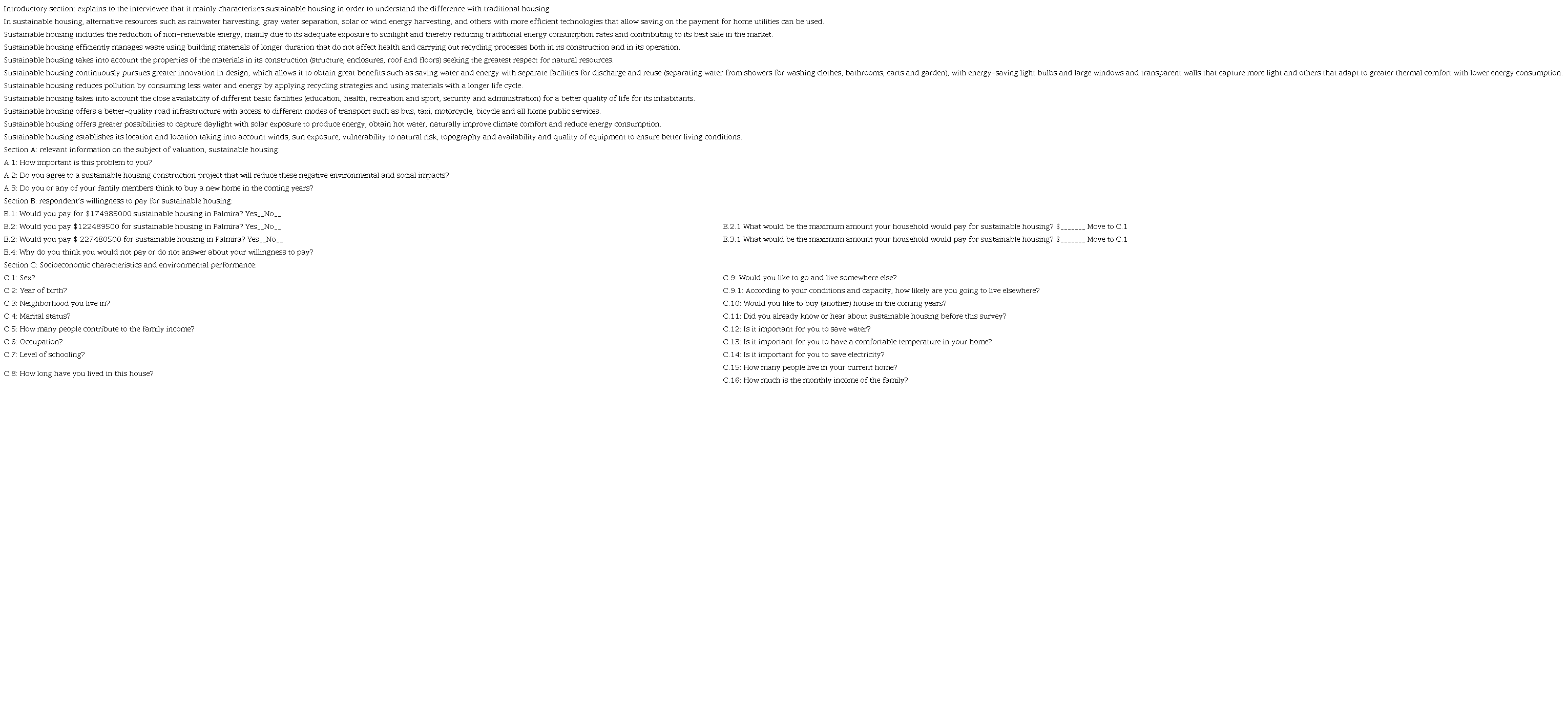 Implemented Survey