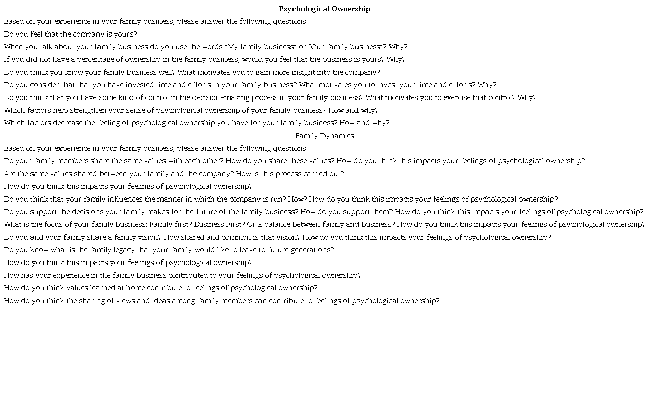 Semi-structured Interview Guide