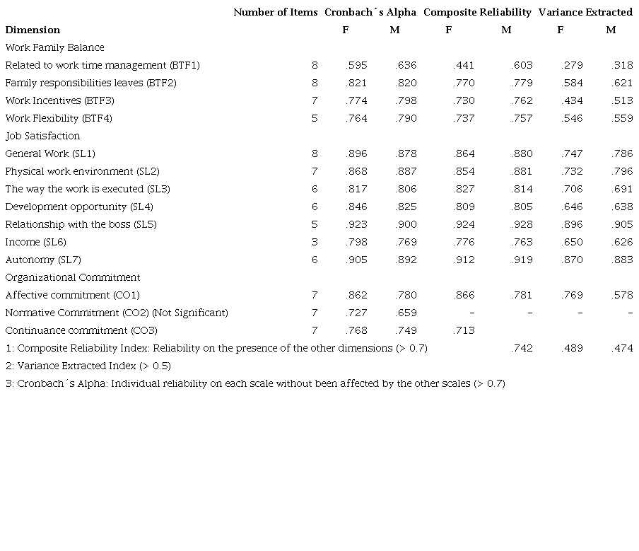 Reliability and Validity Summary - Case 1