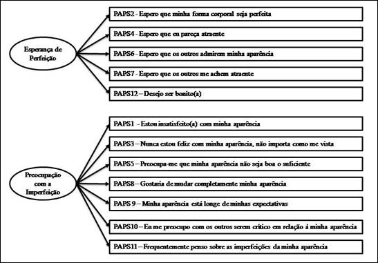Modelo estrutural original da PAPS