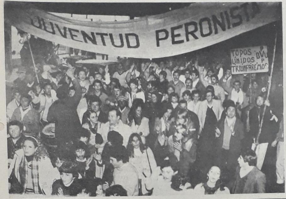 Marcha por la Paz y la Democracia organizada por el Movimiento de Juventudes Pol�ticas