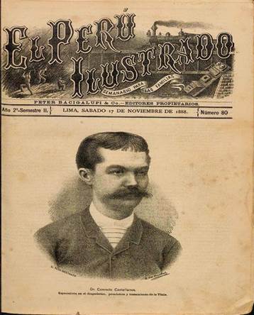 Portada de El Per� Ilustrado. Semanario para las familias. A�o II, 80, 17 de noviembre de 1888, p. 537.