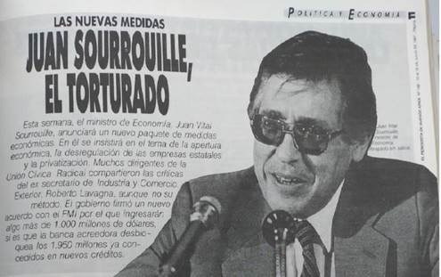 el ministro Sourrouille presenta nuevas medidas de estabilizaci�n junto con los primeros anuncios de reformas estructurales