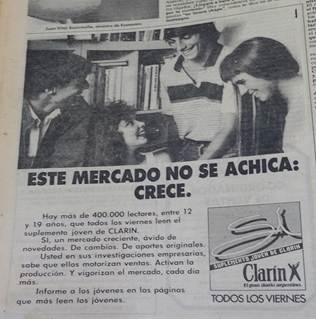 Un mercado joven en expansi�n en una publicidad del suplemento S�