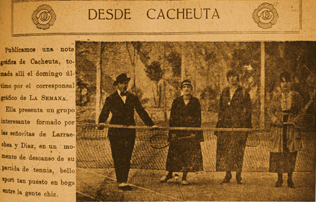 &ldquo;Gente Chic&rdquo;. Grupo de visitantes en Cacheuta