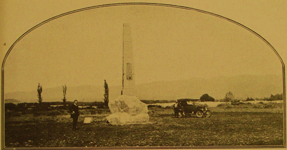 Pir�mide conmemorativa en &ldquo;El Plumerillo&rdquo;, donde acampara el Ej�rcito Libertador