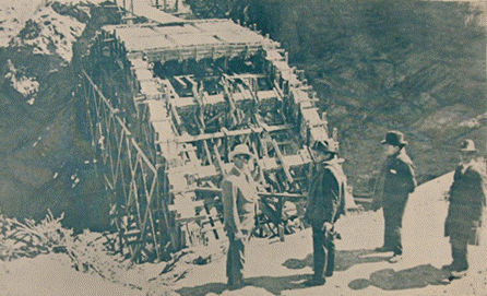 Obras del camino a Cacheuta