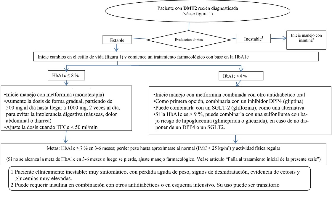 Manejo farmacol&oacute;gico inicial