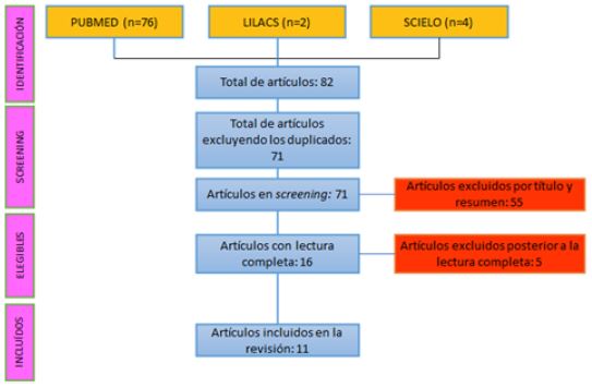 Flowchart of the identification and selection process