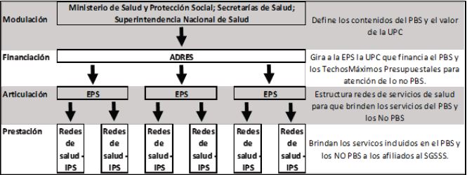 Structure of the SGSSS according to the logic of Structural Pluralism (figure in Spanish)