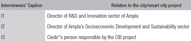 Characteristics of the interviews conducted
