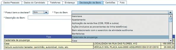 Tela do Sistema CANDex