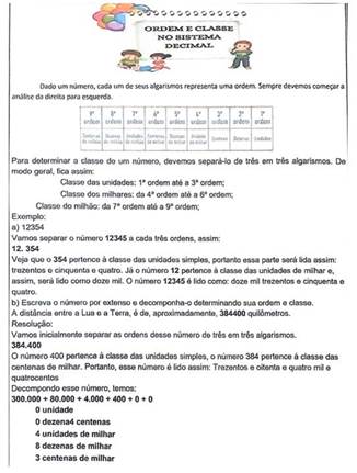 Continua��o do material did�tico sistema de numera��o decimal elaborado pelo Professor Tejuco.