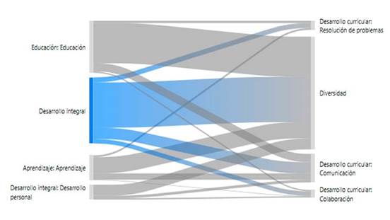 Co-ocurrencia Desarrollo Integral.