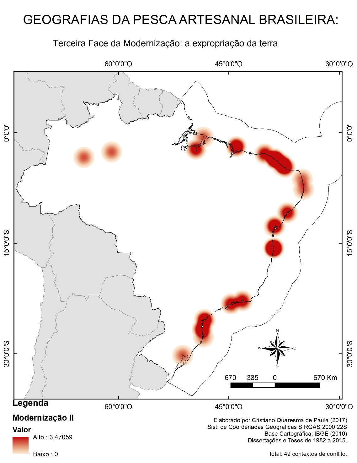  Mapa da Face da Moderniza&ccedil;&atilde;o da Expropria&ccedil;&atilde;o da
Terra