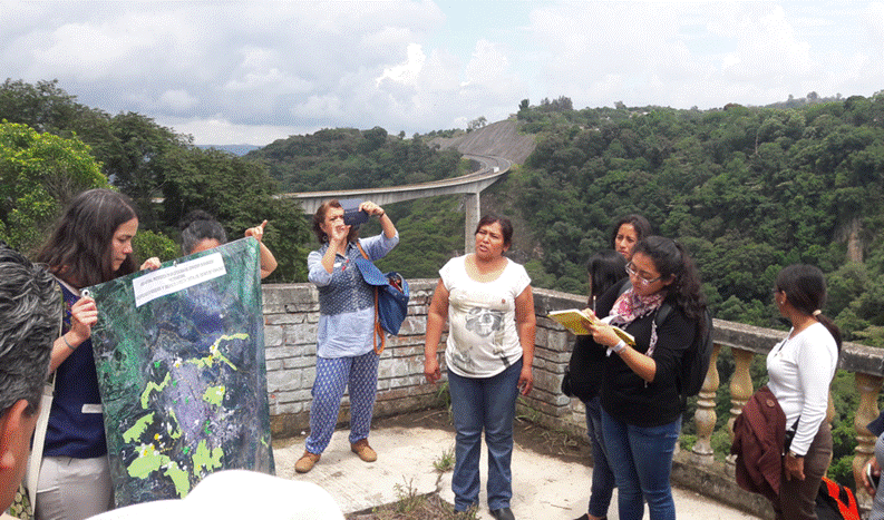 Gira de aprendizaje e intercambio de experiencias en la isla Barrancas de Chiltoyac organizada por la Red de Custodios en el marco del Curso de Metodolog&iacute;as Participativas para la Cogesti&oacute;n del Territorio Xalapa Junio 2018