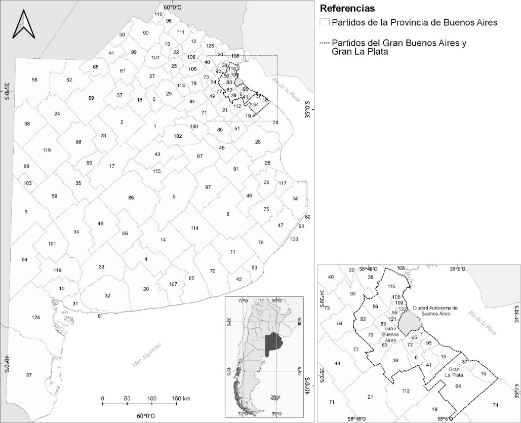 Divisi�n pol�tica de la PBA durante la dictadura c�vico-militar