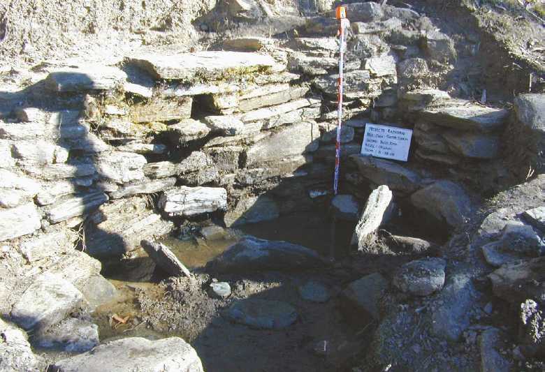 ‘Fuente’ incaica en el sector incaico, sitio de Rapayán(foto: Alexis Mantha).