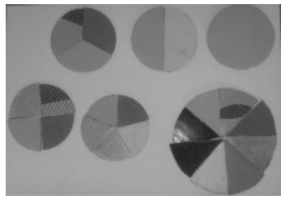 C&iacute;rculos de fra&ccedil;&otilde;es adaptados