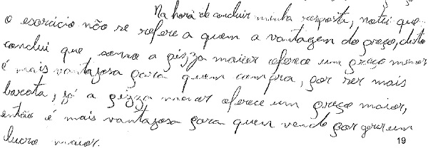 Resolu&ccedil;&atilde;o de Eduardo para a quest&atilde;o 19 na fase tr&ecirc;s