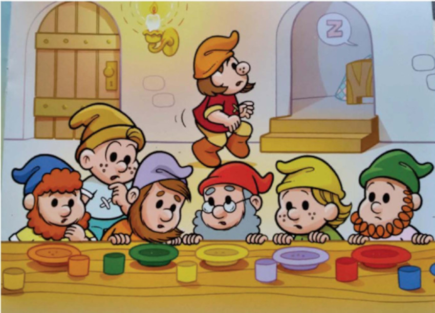 Ilustração do livro Branca de neve