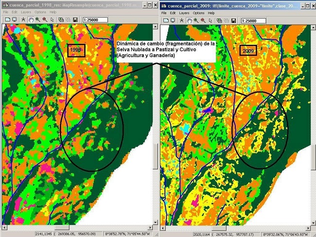 Selecci�n del �rea de estudio sector La Cuesta.